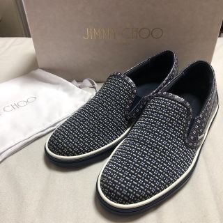 ジミーチュウ(JIMMY CHOO)のジミーチュウ スリッポン　スニーカー　1度のみ使用❗️極美品❗️(スリッポン/モカシン)