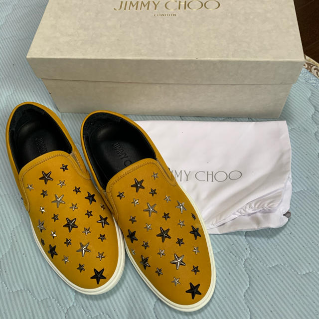 JIMMY CHOO(ジミーチュウ)の専用ジミーチュウ　40 スリッポン　新品未使用 メンズの靴/シューズ(スリッポン/モカシン)の商品写真