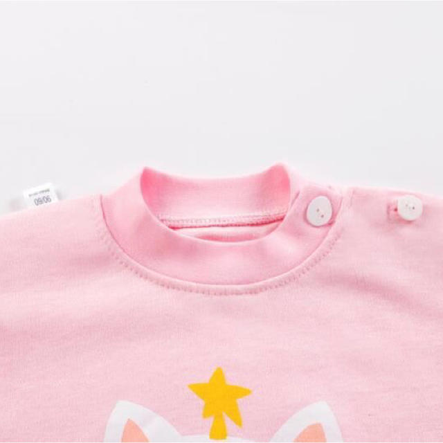 キッズ　パジャマ　秋冬　綿　コットン　90  キッズ/ベビー/マタニティのキッズ服女の子用(90cm~)(パジャマ)の商品写真