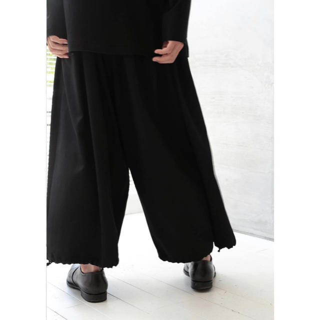 定番品 ヨウジヤマモトプールオム18aw シワギャバ バルーンワイド