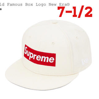 シュプリーム(Supreme)のWorld Famous Box Logo New Era White(キャップ)