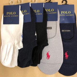 ポロラルフローレン(POLO RALPH LAUREN)のキャンディ様専用　新品　女性　ポロラルフローレン　ショートソックス5足組(ソックス)