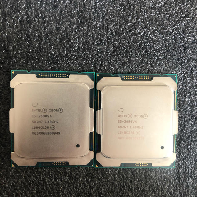Intel Xeon E5-2680V4 14Cores 2個セット 【日本産】 www.toyotec.com