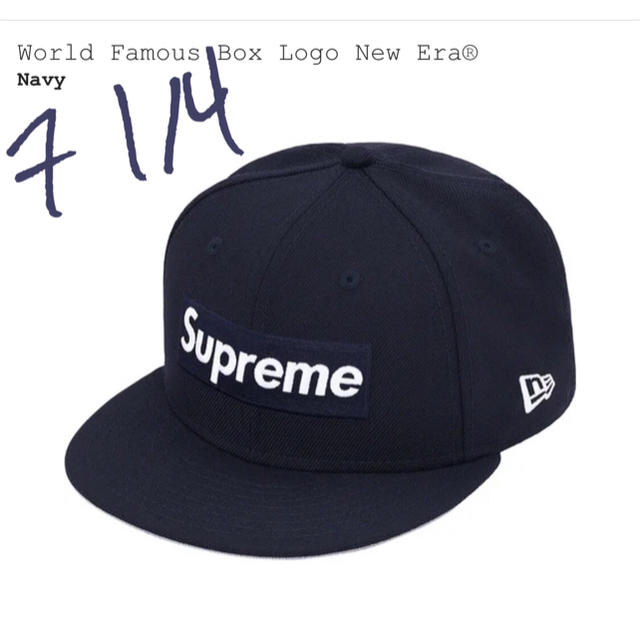 キャップSupreme Box Logo New Era 7 1/4