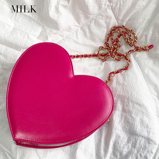 MILK(ミルク)の【MILK】チェーンショルダーバッグ ハート ミルク レディースのバッグ(ショルダーバッグ)の商品写真