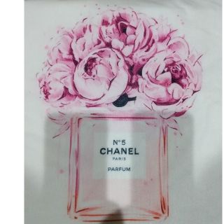 シャネル(CHANEL)のCHANEL香水柄クッションカバー(クッションカバー)