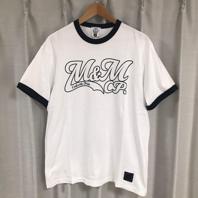 M&M(エムアンドエム)のM&M PRINT RINGER TEE メンズのトップス(Tシャツ/カットソー(半袖/袖なし))の商品写真