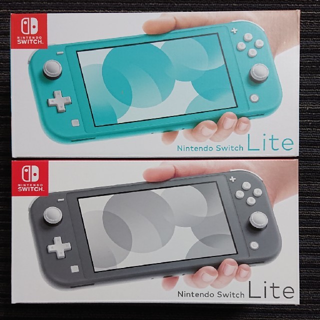 Nintendo Switch  Lite ターコイズ グレー 2台 新品