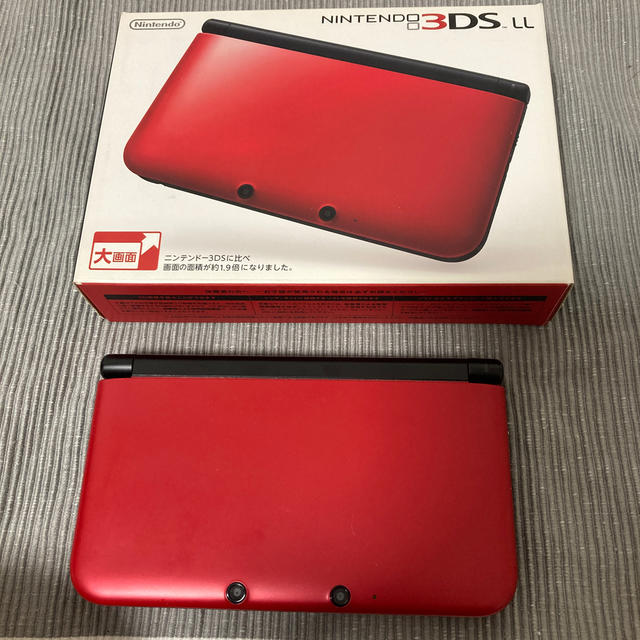 ニンテンドー3DS - 【中古】【訳アリ】Nintendo 3DS LL 本体 レッド/ブラックの通販 by みずしぃ's shop