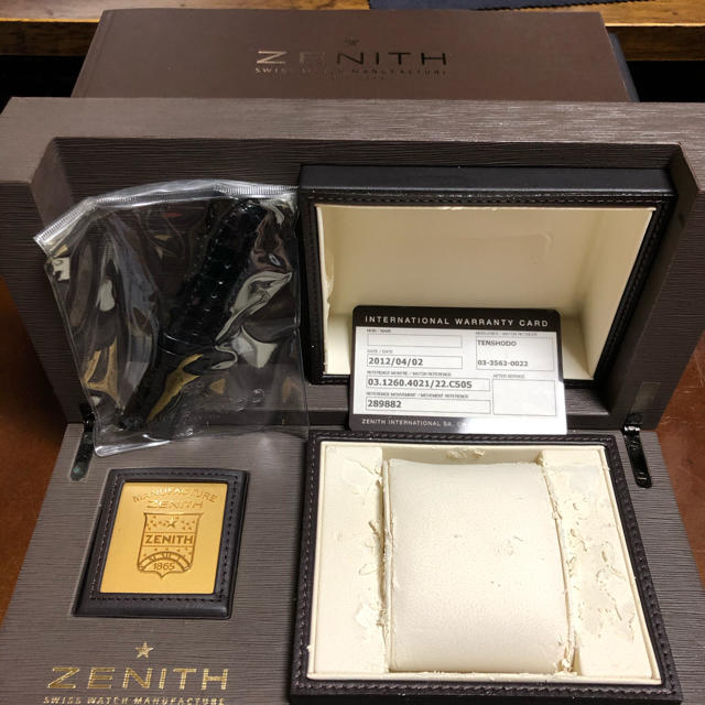 ZENITH(ゼニス)の定価100万 ZENITH ゼニス クロノマスター XXT オープン メンズの時計(腕時計(アナログ))の商品写真