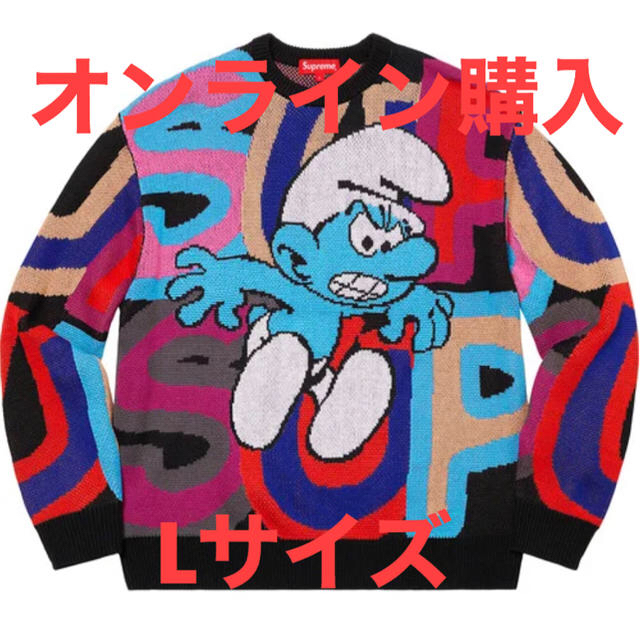 20aw Supreme Smurfs Sweater