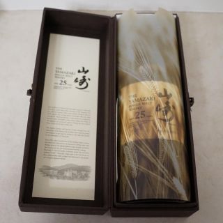 サントリー(サントリー)の【新品】山崎25年  デパート購入品(ウイスキー)