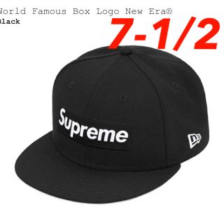 シュプリーム(Supreme)のSupreme World Famous Box Logo New Era(キャップ)