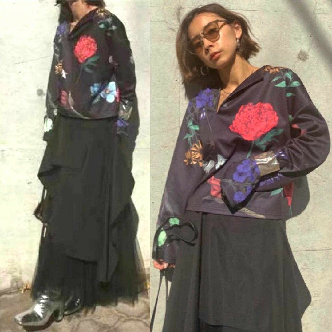 Ameri VINTAGE - Ameri【タグ付新品】アマンダ スリットネック Ameri VINTAGE - Ameri【タグ付新品】アマンダ スリットネック