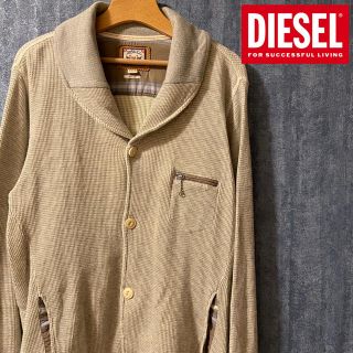 ディーゼル(DIESEL)の90's DIESEL-CO WORK WEAR SLIM FIT ワッフル(カーディガン)