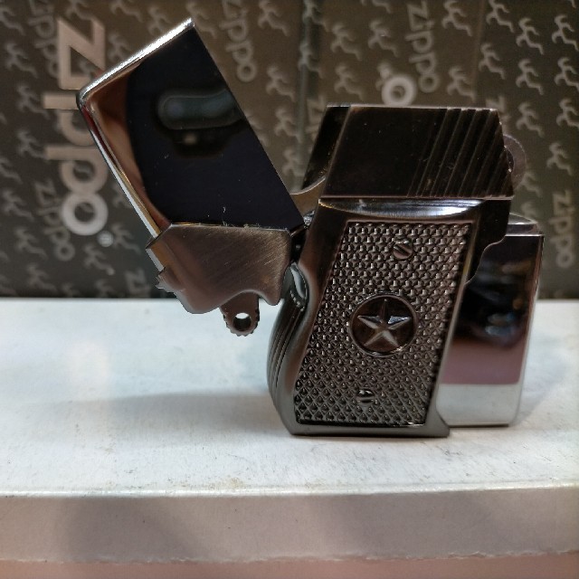 ZIPPO オイルライター GUNGRIP ガングリップ ジッポー-