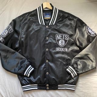 ミッチェルアンドネス(MITCHELL & NESS)のBrooklyn nets ナイロンジャケット(ナイロンジャケット)