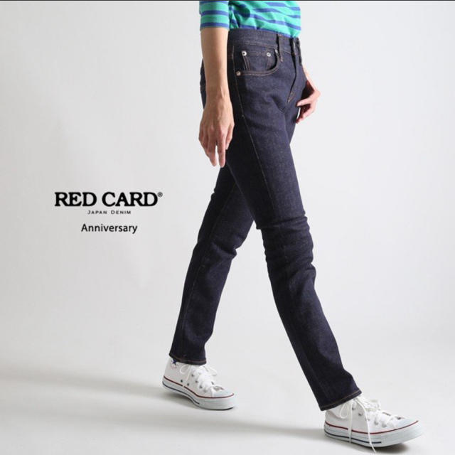 Spick & Span(スピックアンドスパン)の【美品】RED CARD アニバーサリー  スリムテーパードストレッチデニム レディースのパンツ(デニム/ジーンズ)の商品写真