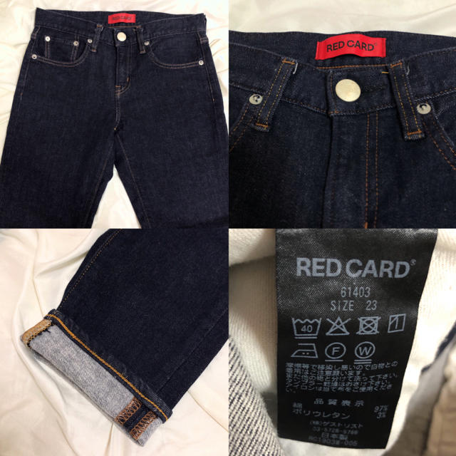 Spick & Span(スピックアンドスパン)の【美品】RED CARD アニバーサリー  スリムテーパードストレッチデニム レディースのパンツ(デニム/ジーンズ)の商品写真