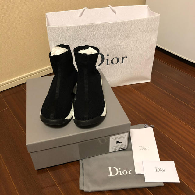 Christian Dior(クリスチャンディオール)の今週限定！dior ファブリックソックススニーカー  レディースの靴/シューズ(スニーカー)の商品写真