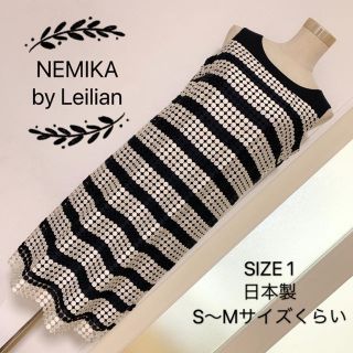 レリアン(leilian)のNEMIKA by Leilian 刺繍 レース ワンピース(ひざ丈ワンピース)