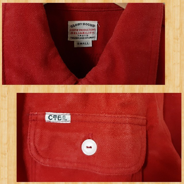 COOTIE(クーティー)の定価16280円 cootie 長袖コットンシャツ スエード調 フランネル S メンズのトップス(シャツ)の商品写真