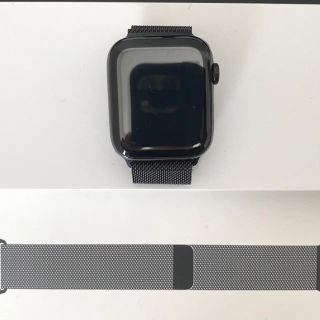 アップルウォッチ(Apple Watch)のApple Watch Series 5 スペースブラック アップルウォッチ(腕時計(デジタル))