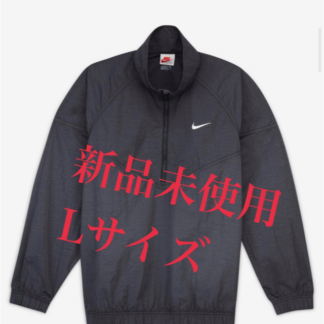 NIKE × stussy オフノワール　ウィンドランナー　黒　Lstussy