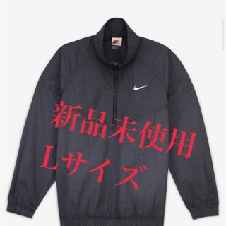 ナイキ(NIKE)のNIKE × stussy オフノワール　ウィンドランナー　黒　L(ナイロンジャケット)