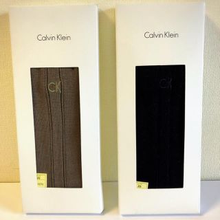 カルバンクライン(Calvin Klein)の【新品未使用】Calvin Kleinカルバンクラインソックス2足セット黒グレー(ソックス)