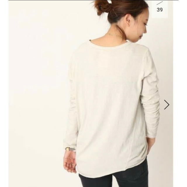 DEUXIEME CLASSE(ドゥーズィエムクラス)のドゥーズィーエムクラス　Layering Tシャツ　ナチュラル  レディースのトップス(Tシャツ(長袖/七分))の商品写真