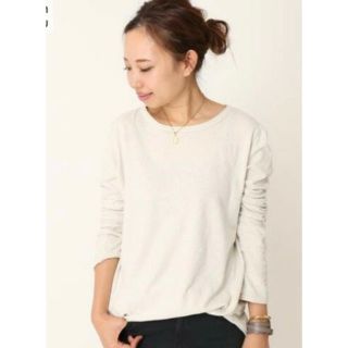 ドゥーズィエムクラス(DEUXIEME CLASSE)のドゥーズィーエムクラス　Layering Tシャツ　ナチュラル (Tシャツ(長袖/七分))