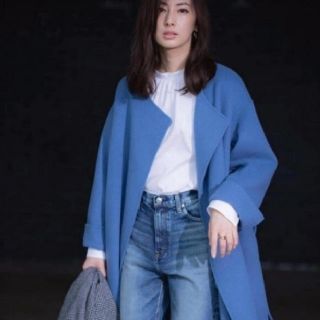 スピックアンドスパン(Spick & Span)の【チャーリー様専用】Spick & Span ビーバーフォールドラペルコート (ロングコート)