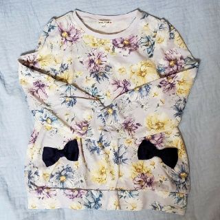 エニィファム(anyFAM)のanyfam 花柄トレーナー，コーディロイシャツ  120センチ(Tシャツ/カットソー)