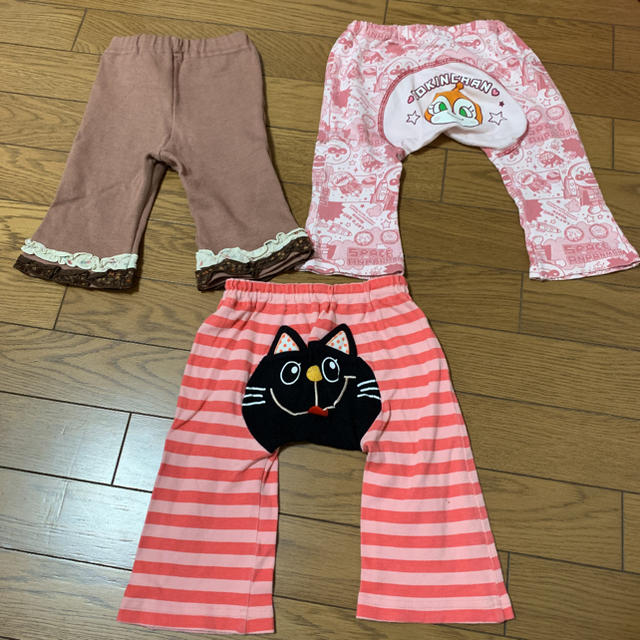 女の子 90 95パンツ3点セット キッズ/ベビー/マタニティのキッズ服女の子用(90cm~)(パンツ/スパッツ)の商品写真