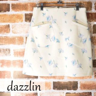 ダズリン(dazzlin)のdazzlin 花柄プリーツスカート(ミニスカート)