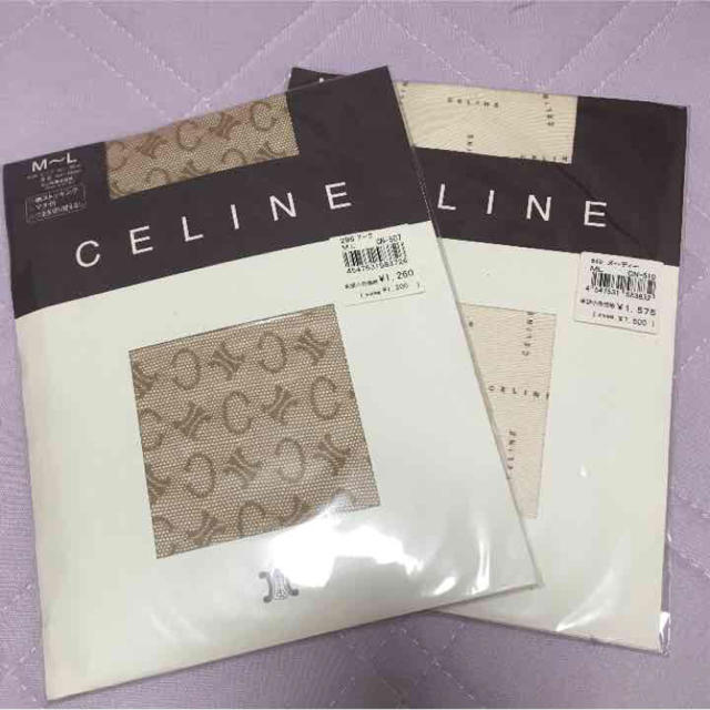 celine(セリーヌ)の新品♡CELINEパンスト二足セット レディースのレッグウェア(タイツ/ストッキング)の商品写真