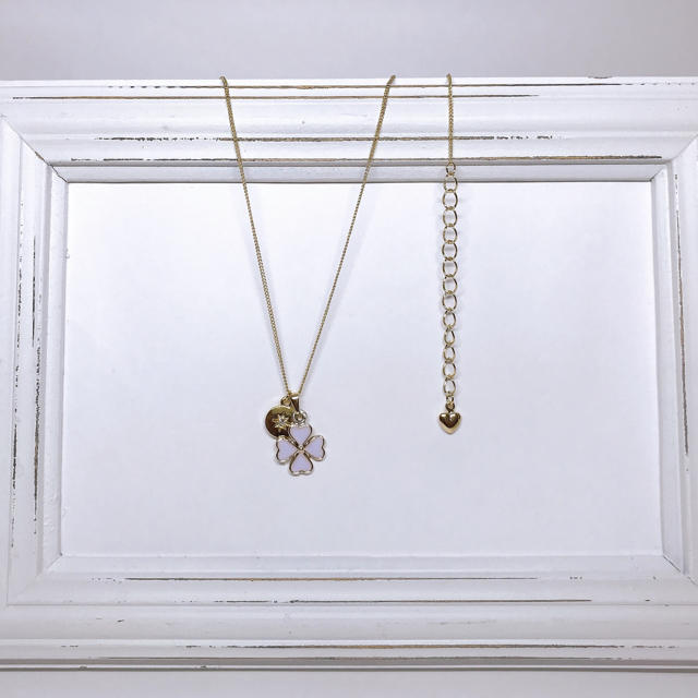 防弾少年団(BTS)(ボウダンショウネンダン)のclover💜 necklace 《 JM💛 》② ハンドメイドのアクセサリー(ネックレス)の商品写真