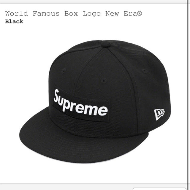 World Famous Box Logo New Era® 7-1/4キャップ