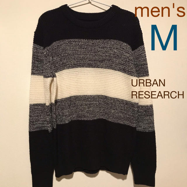 URBAN RESEARCH(アーバンリサーチ)のUSED ★ mens  アーバンリサーチ KNIT ニップルオーバー Mサイズ メンズのトップス(ニット/セーター)の商品写真