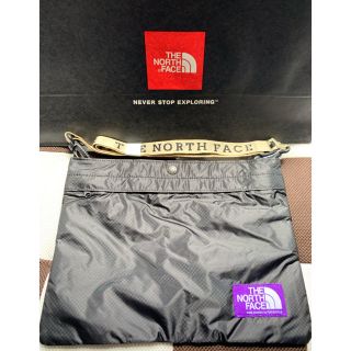 ザノースフェイス(THE NORTH FACE)のノースフェイスパープルレーベル ロゴテープショルダーバッグ ブラック(ショルダーバッグ)