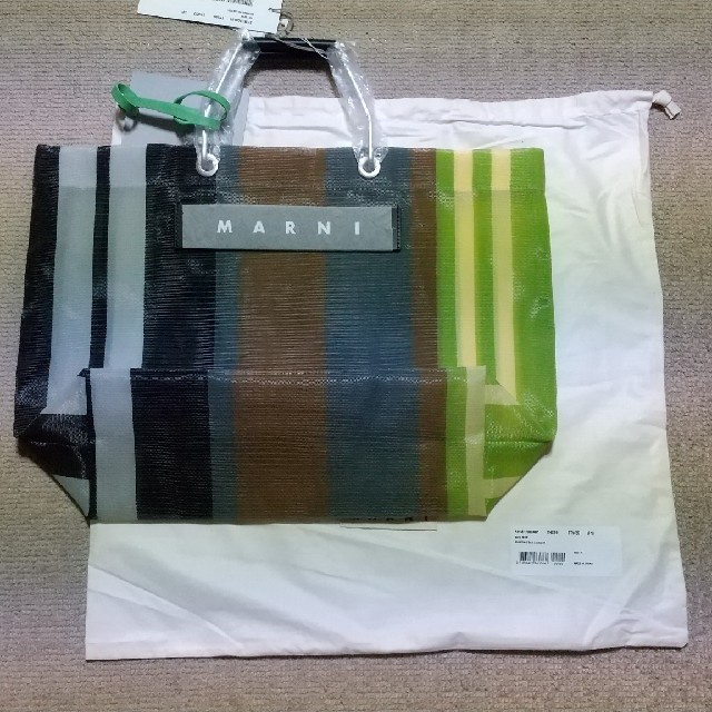 ブログ ❄️さややん様専用❄️『MARNI』ストライプバッグ - www