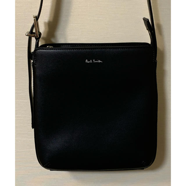 【新品未使用】 Paul Smith ポールスミス ブリーフケース ショルダーバッグ レザー BLACK M1A7249BMULTI 【BLACK】