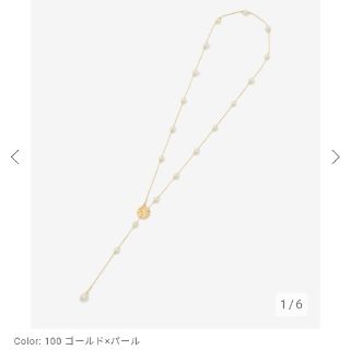 新品！未使用！♥️PLST♥️淡水パールネックレス。ゴールド系。