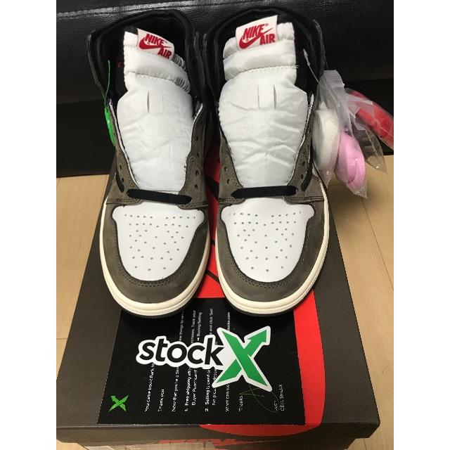 travis scott AJ1 high 26.5cm トラヴィススコット 1