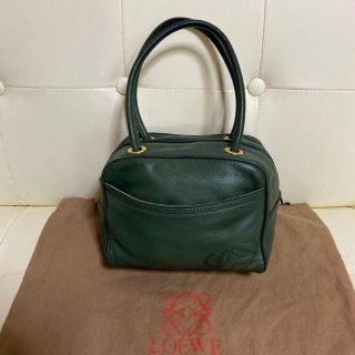 ロエベ(LOEWE)の美品　可愛い　LOEWE オールド　ロエベ  ナッパレザー　ハンド　バッグ(ハンドバッグ)