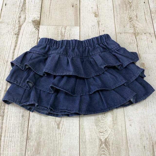 MARKEY'S(マーキーズ)のMARKEY'S デニムスカパン　80 キッズ/ベビー/マタニティのベビー服(~85cm)(スカート)の商品写真