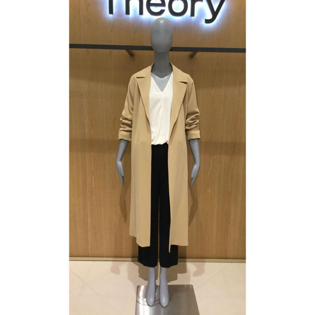 Theory 19ss ロング丈トレンチコート