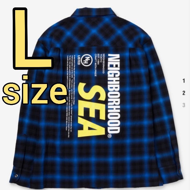 NEIGHBORHOOD(ネイバーフッド)の【L】wind and sea neighborhood C-SHIRT LS メンズのトップス(シャツ)の商品写真