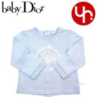 ベビーディオール(baby Dior)の【ラッピング包装のまま新品】ベビーディオール babyDior 長袖カットソー青(シャツ/カットソー)